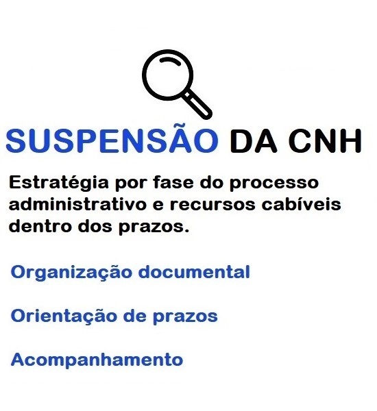 Suspensão de CNH
